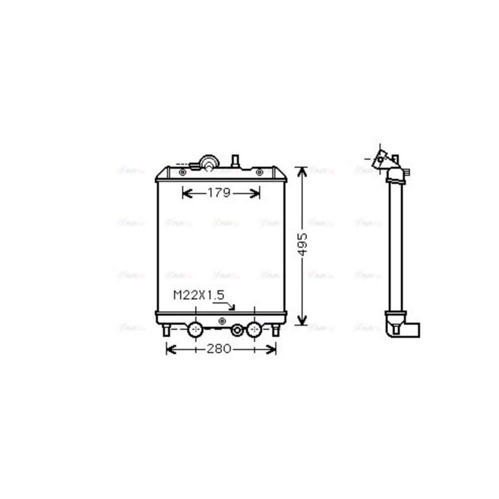 Image for AVA Cooling - Radiator