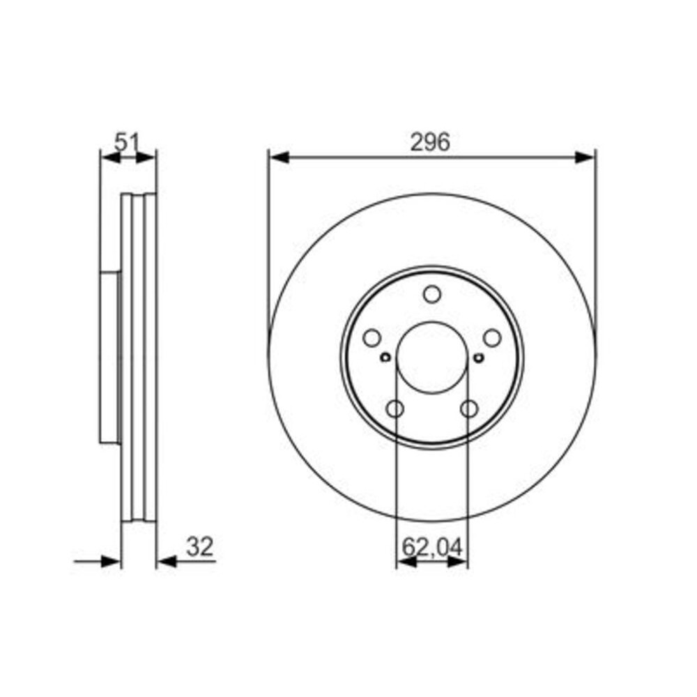 Image for Bosch Brake disc BD1755