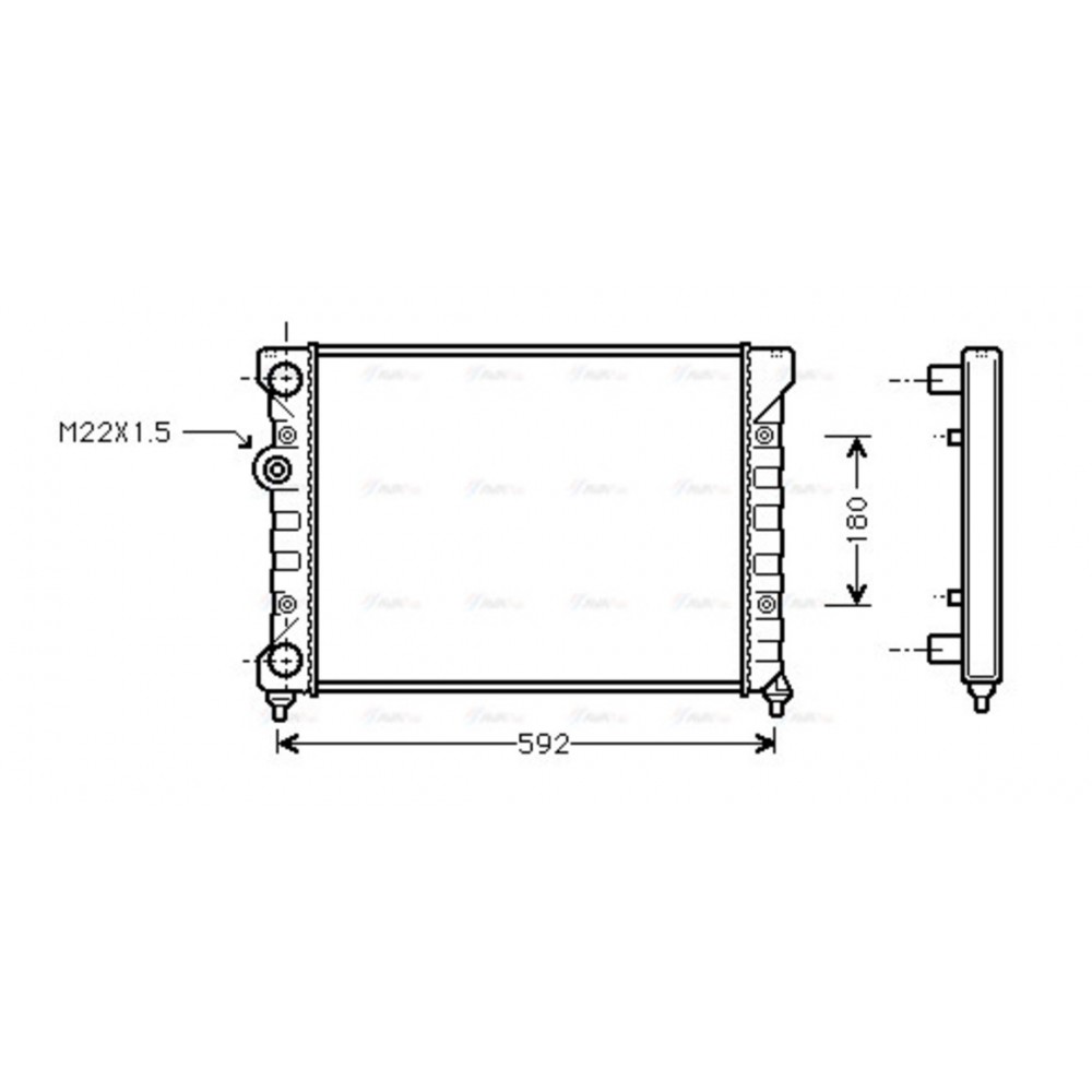 Image for AVA Cooling - Radiator