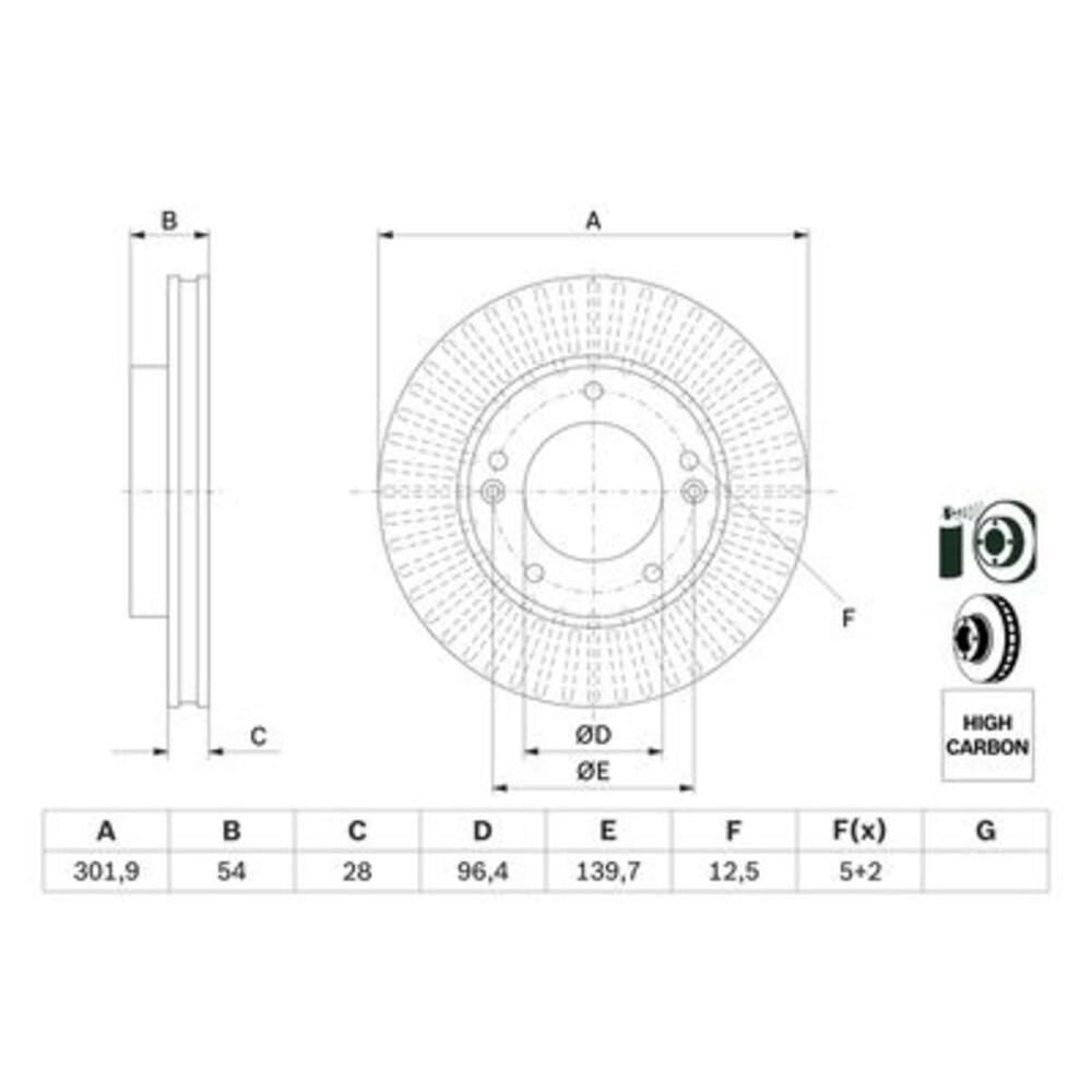 Image for Bosch Brake disc BD2765