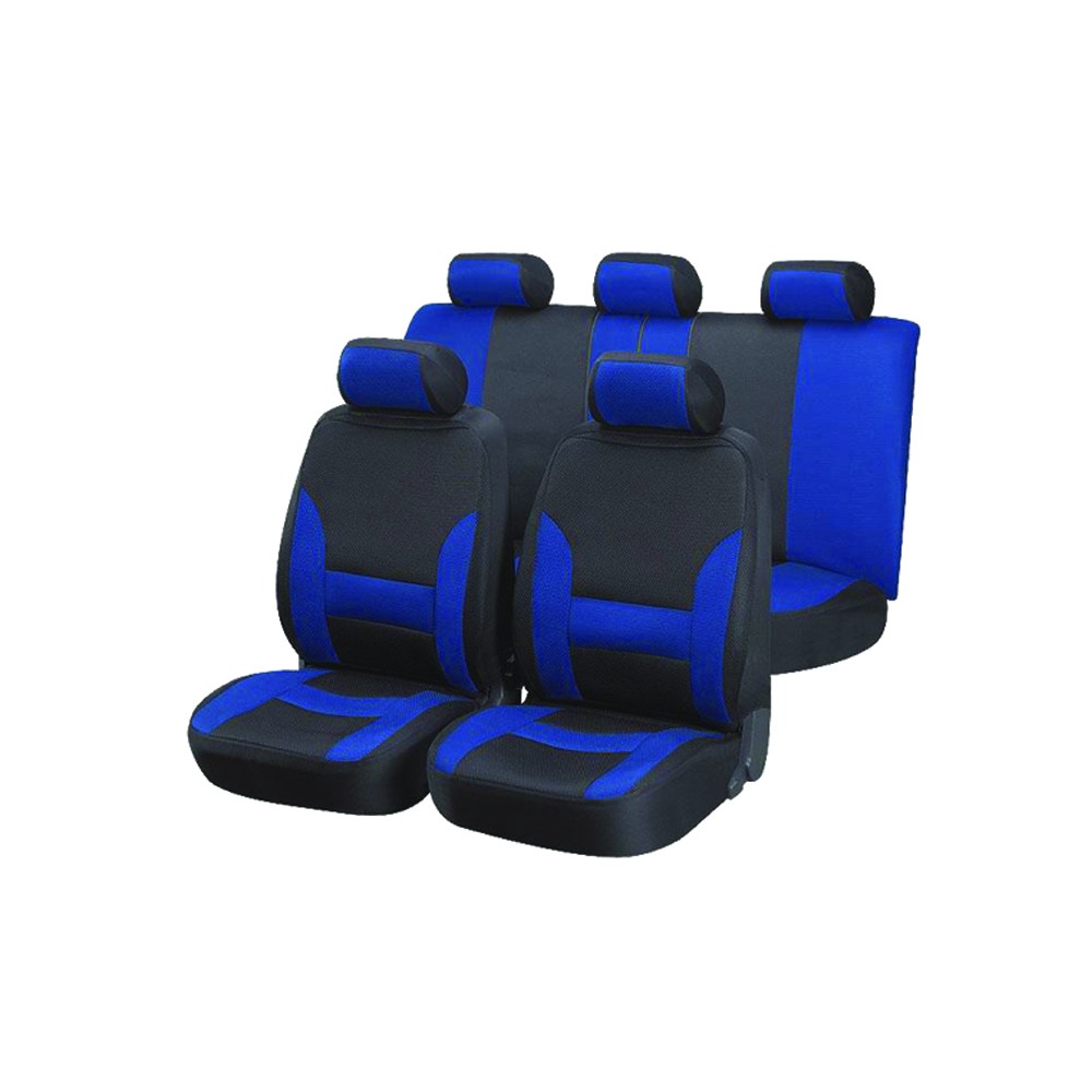 Image for Equip EBL002 Premium Blue & Black Sports Seat Cover Set