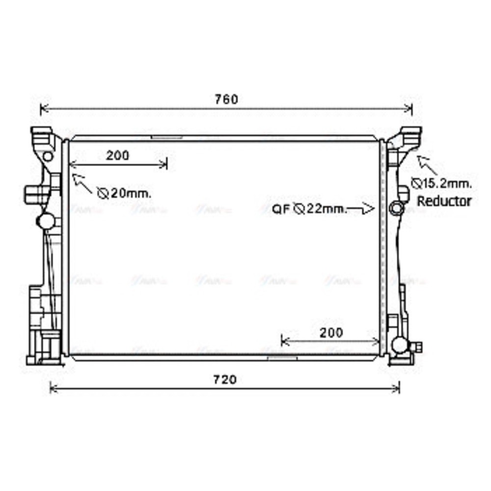 Image for AVA Cooling - Radiator