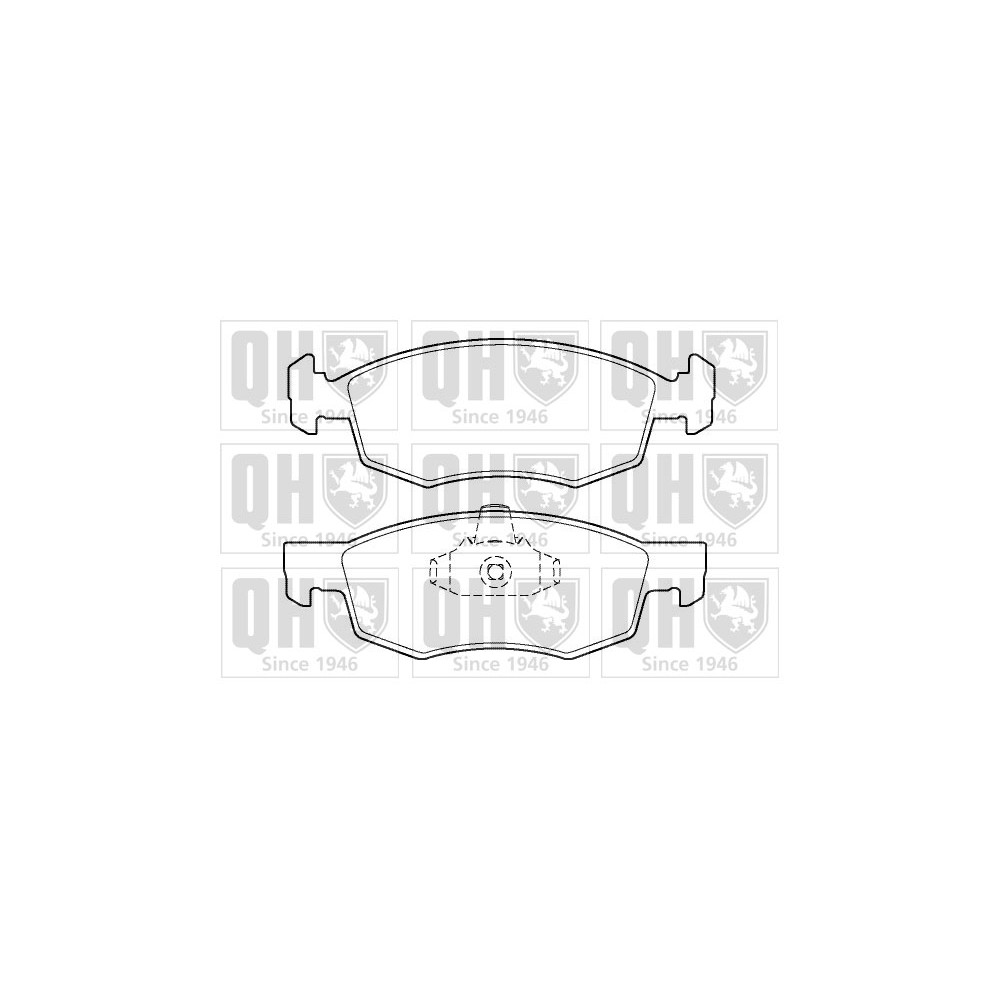 Image for QH BP1402 Brake Pad Set