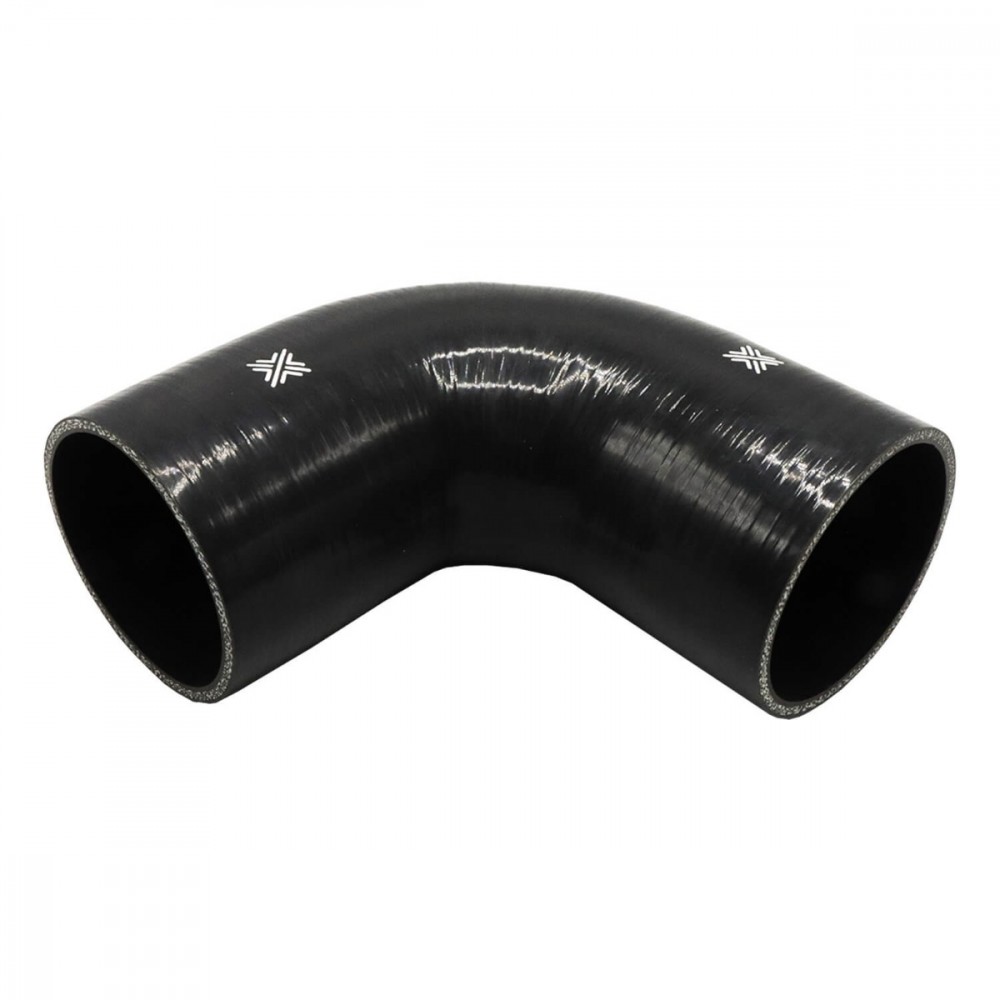 Image for Pipercross Performance Silicone HoseBlack 90Â° 89mm bore  152