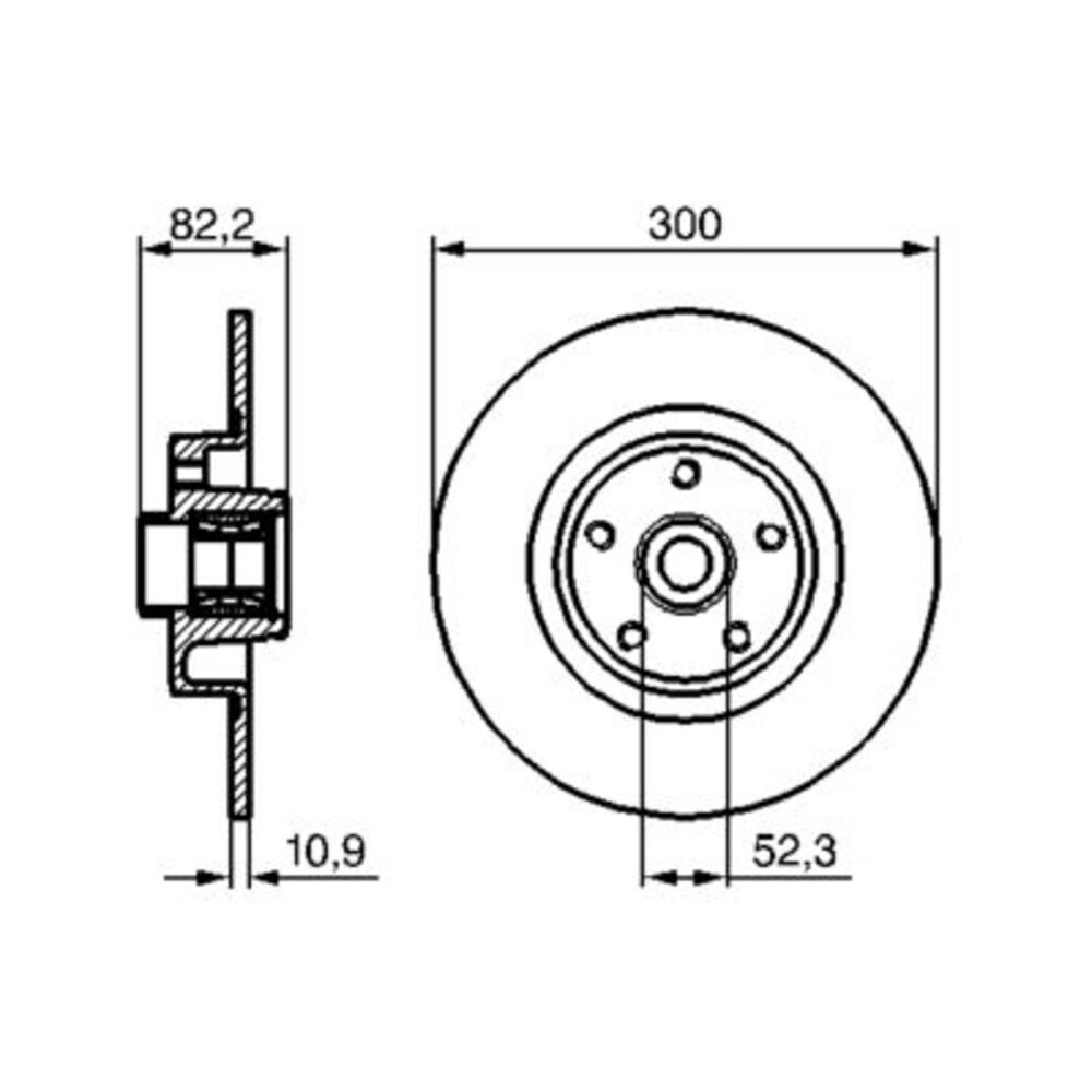 Image for Bosch Brake disc BD1129