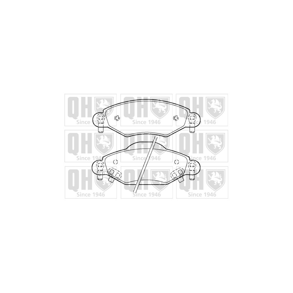 Image for QH BP1416 Brake Pad Set