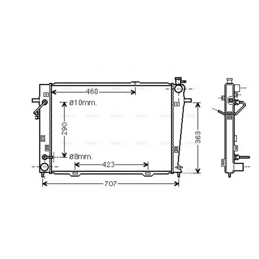 Image for AVA Cooling - Radiator