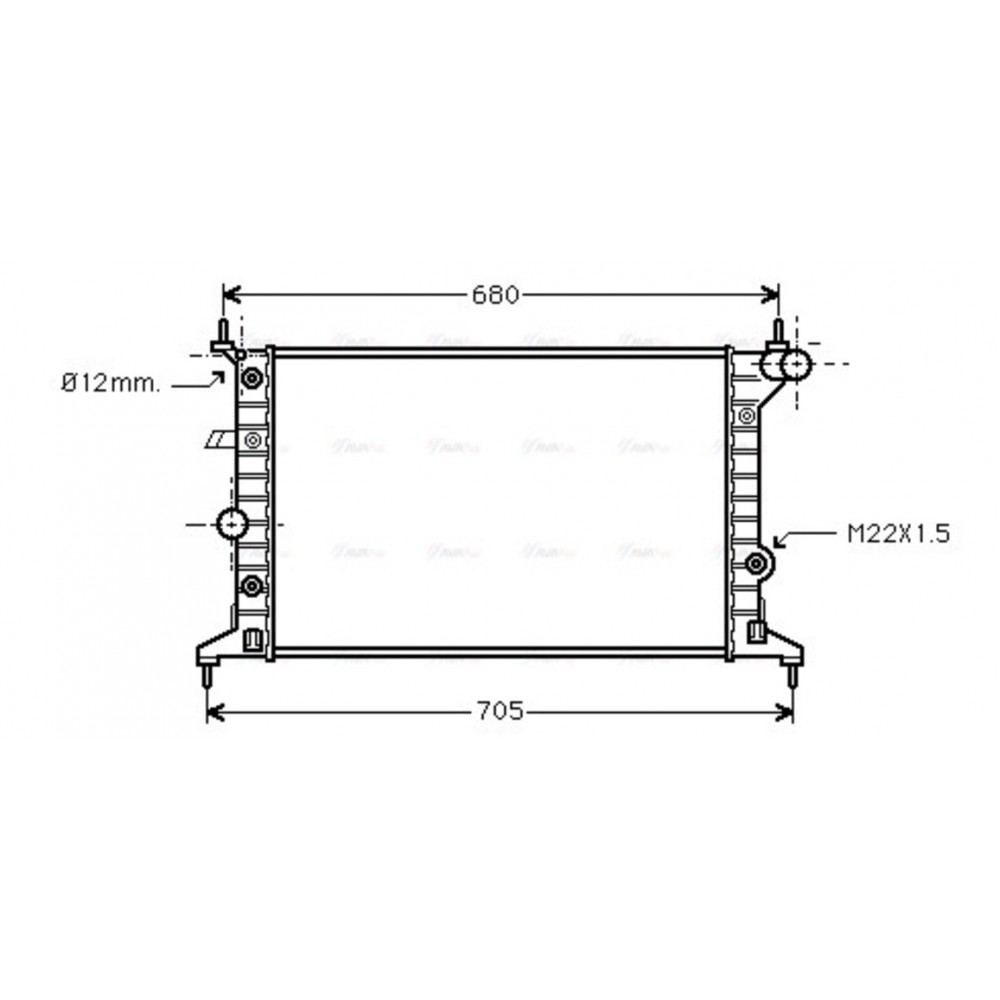 Image for AVA Cooling - Radiator