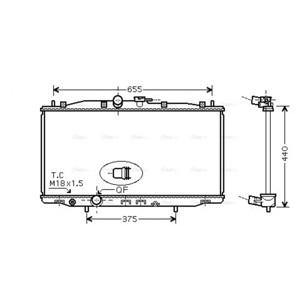 Image for AVA Cooling - Radiator