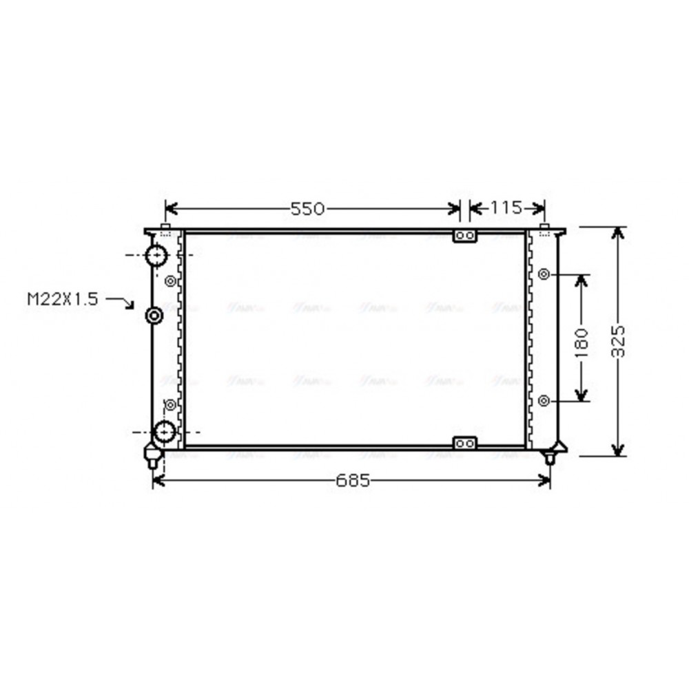 Image for AVA Cooling - Radiator