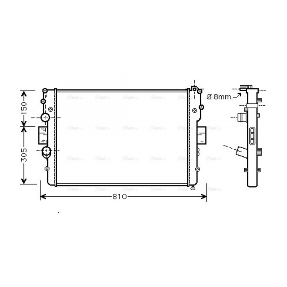 Image for AVA Cooling - Radiator