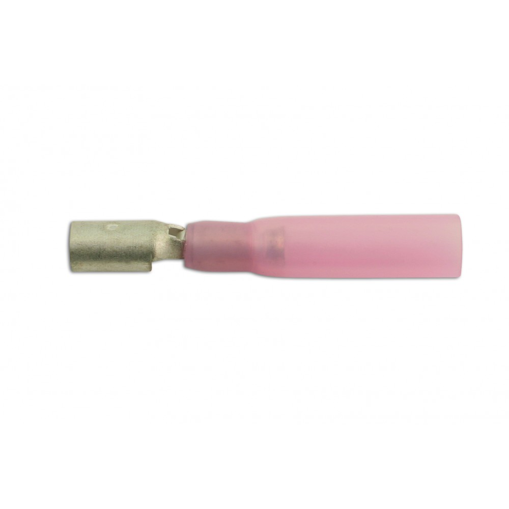 Image for Connect 30699 Heatshrink Female Bullet Terminal Pk 25 - Red