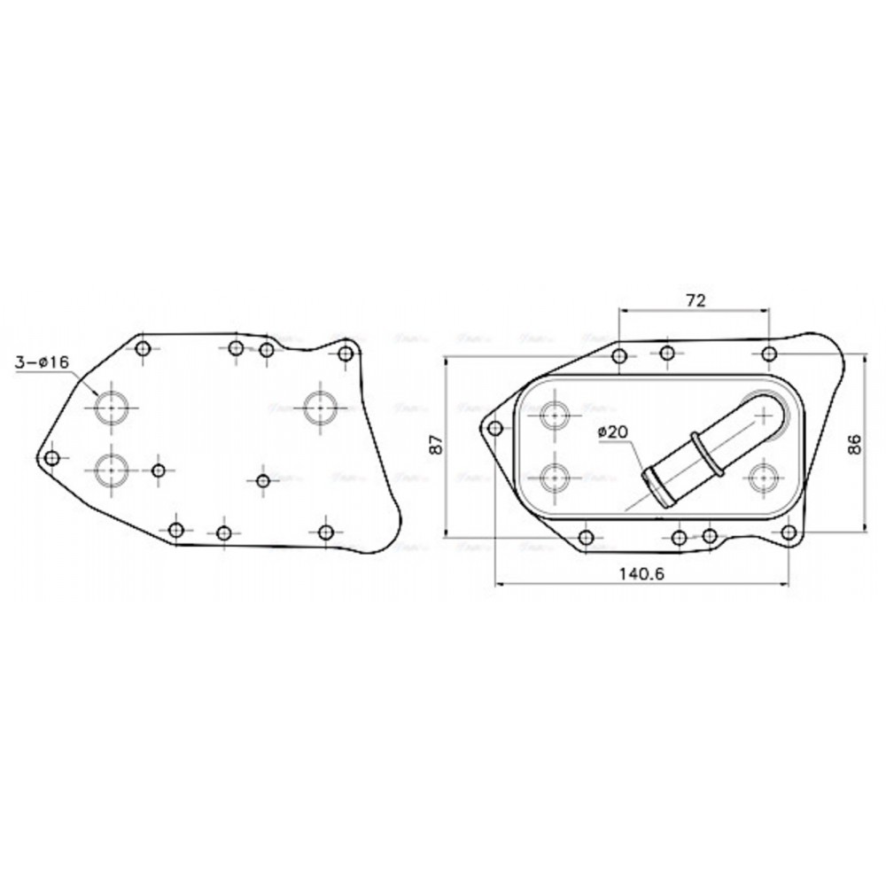 Image for AVA Cooling - Oil Cooler