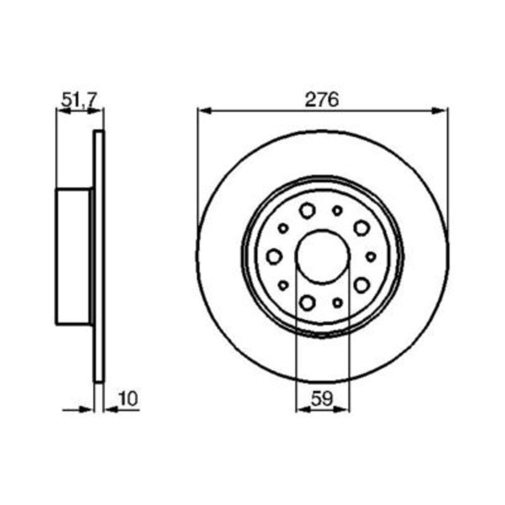 Image for Bosch Brake disc BD394