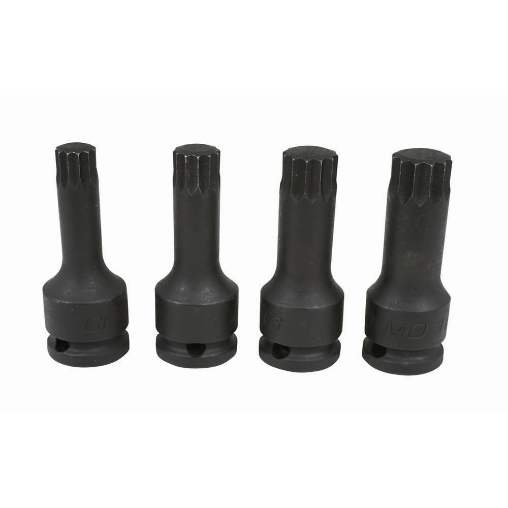 Image for Laser 4392 Spline Bit Set - 4pc