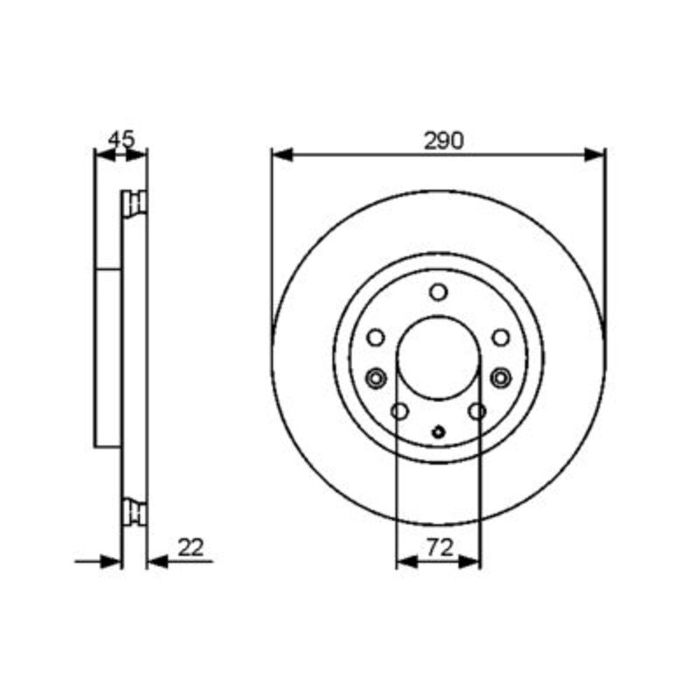 Image for Bosch Brake disc BD1330