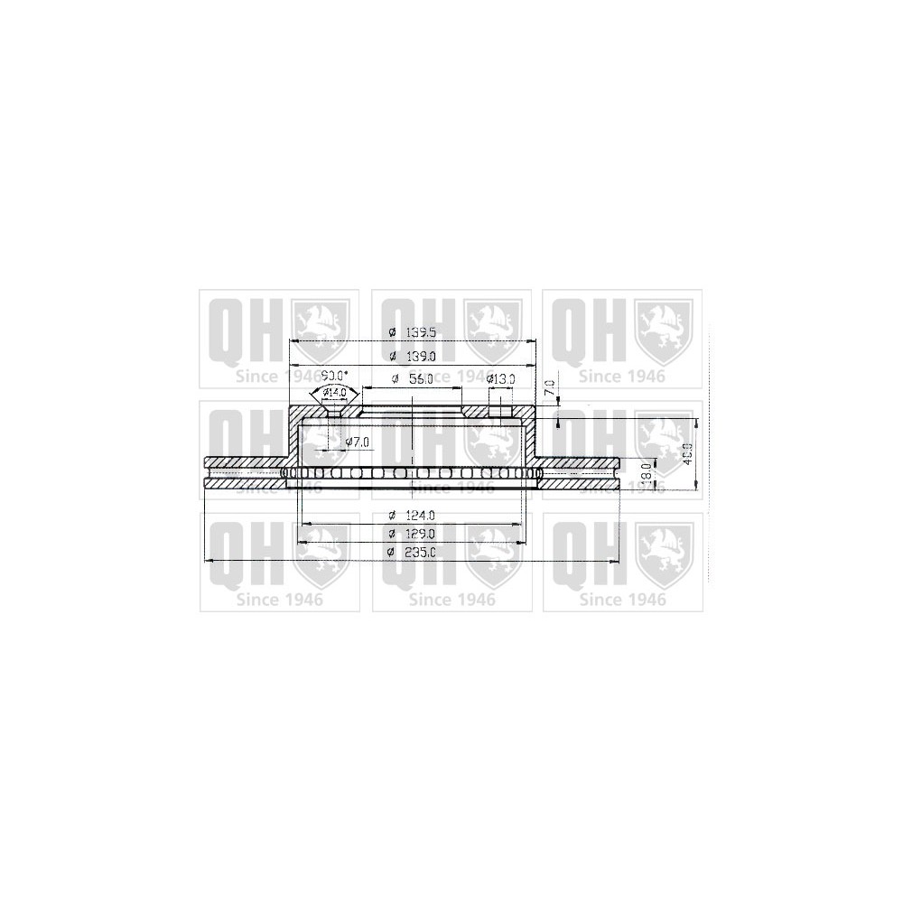 Image for QH BDC4276 Brake Disc