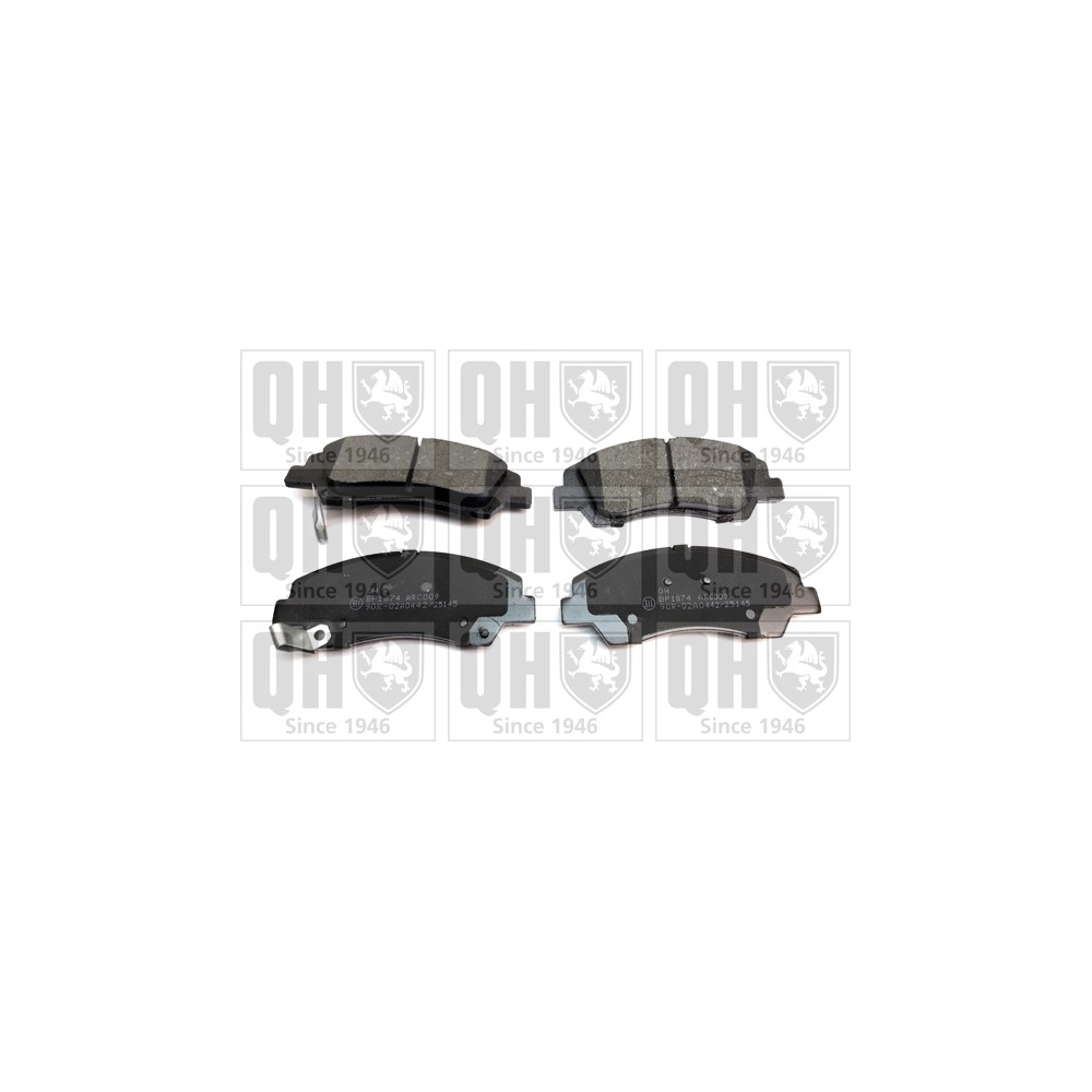 Image for QH BP1874 Brake Pad Set