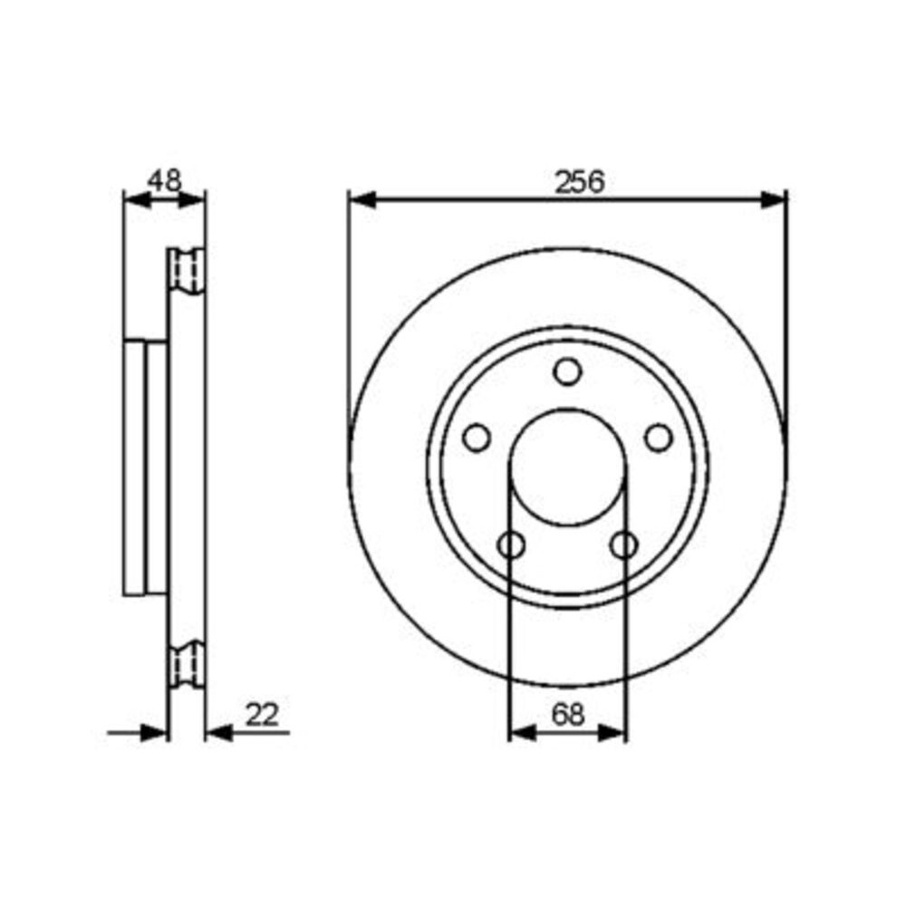 Image for Bosch Brake disc BD1325