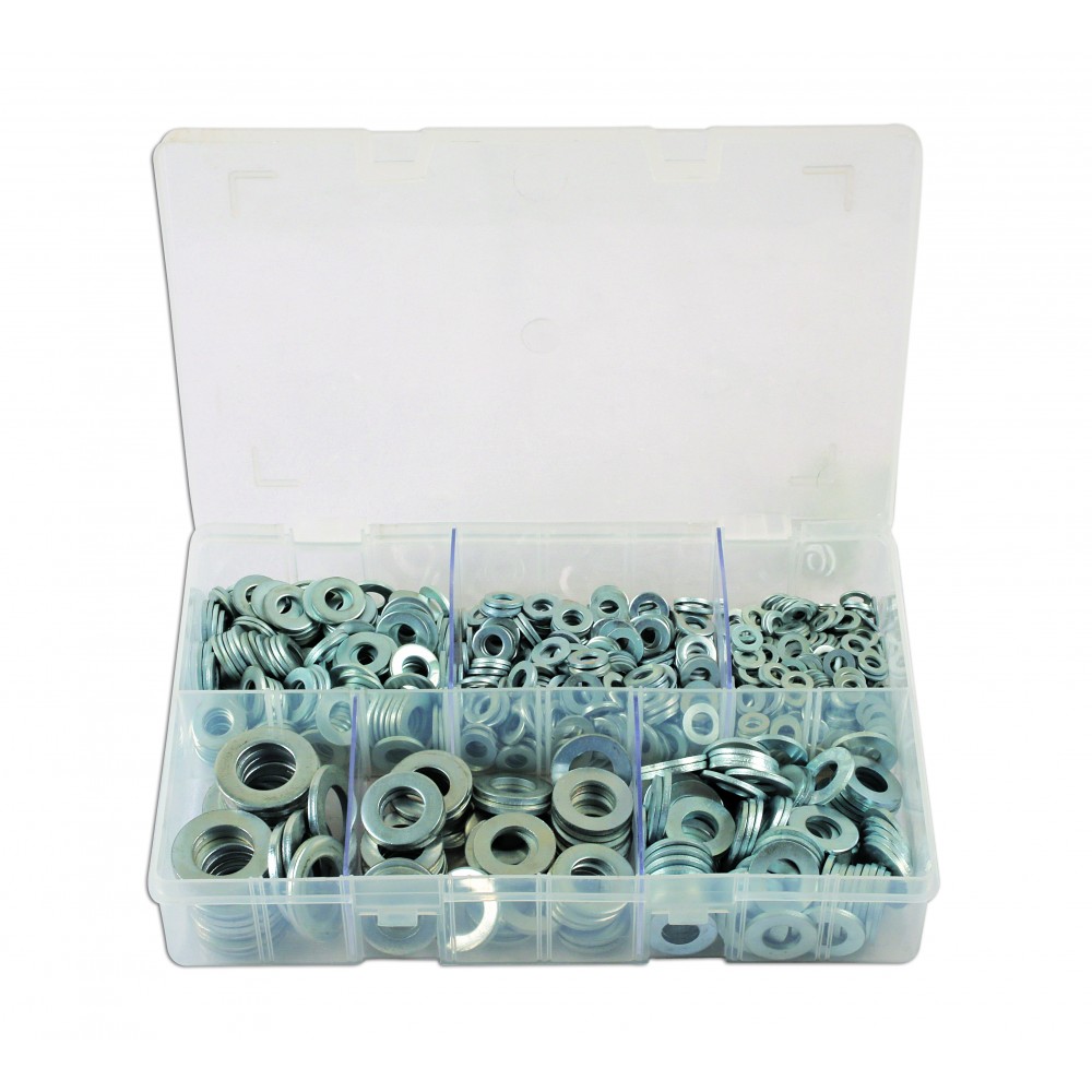 Image for Connect 31862 Assorted Form A Flat Washers Box Qty 800