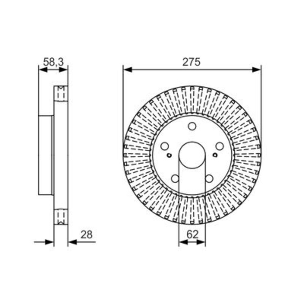 Image for Bosch Brake disc BD2157