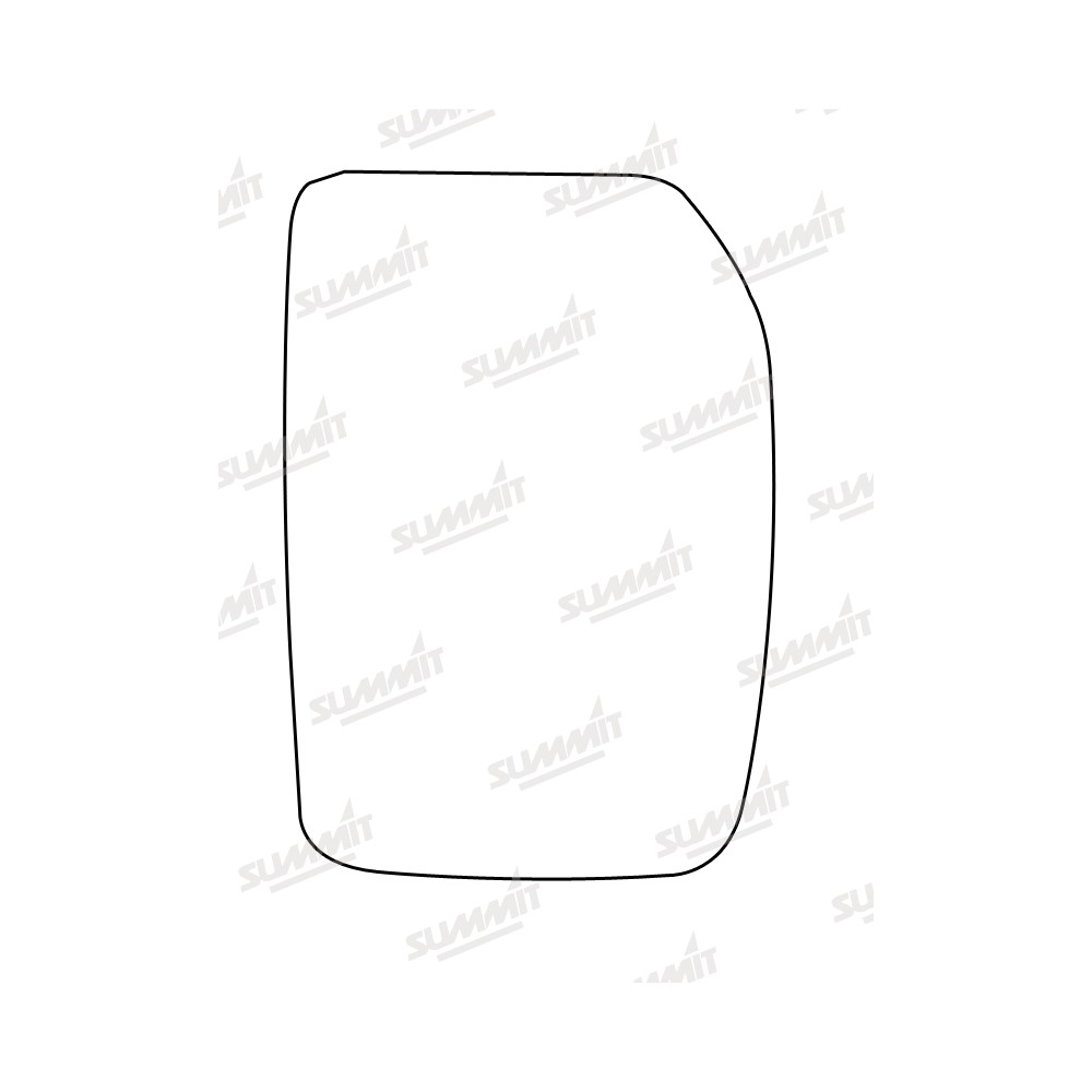 Image for Heated Base Plate With Commercial Mirror Glass Ford Transit