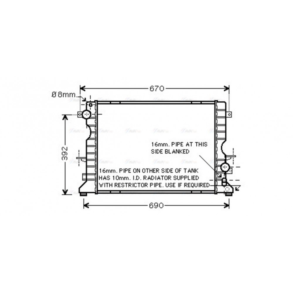 Image for AVA Cooling - Radiator