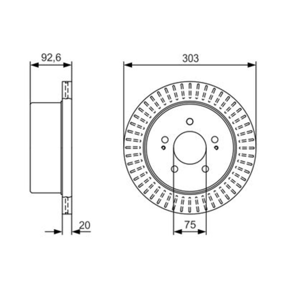 Image for Bosch Brake disc BD2259