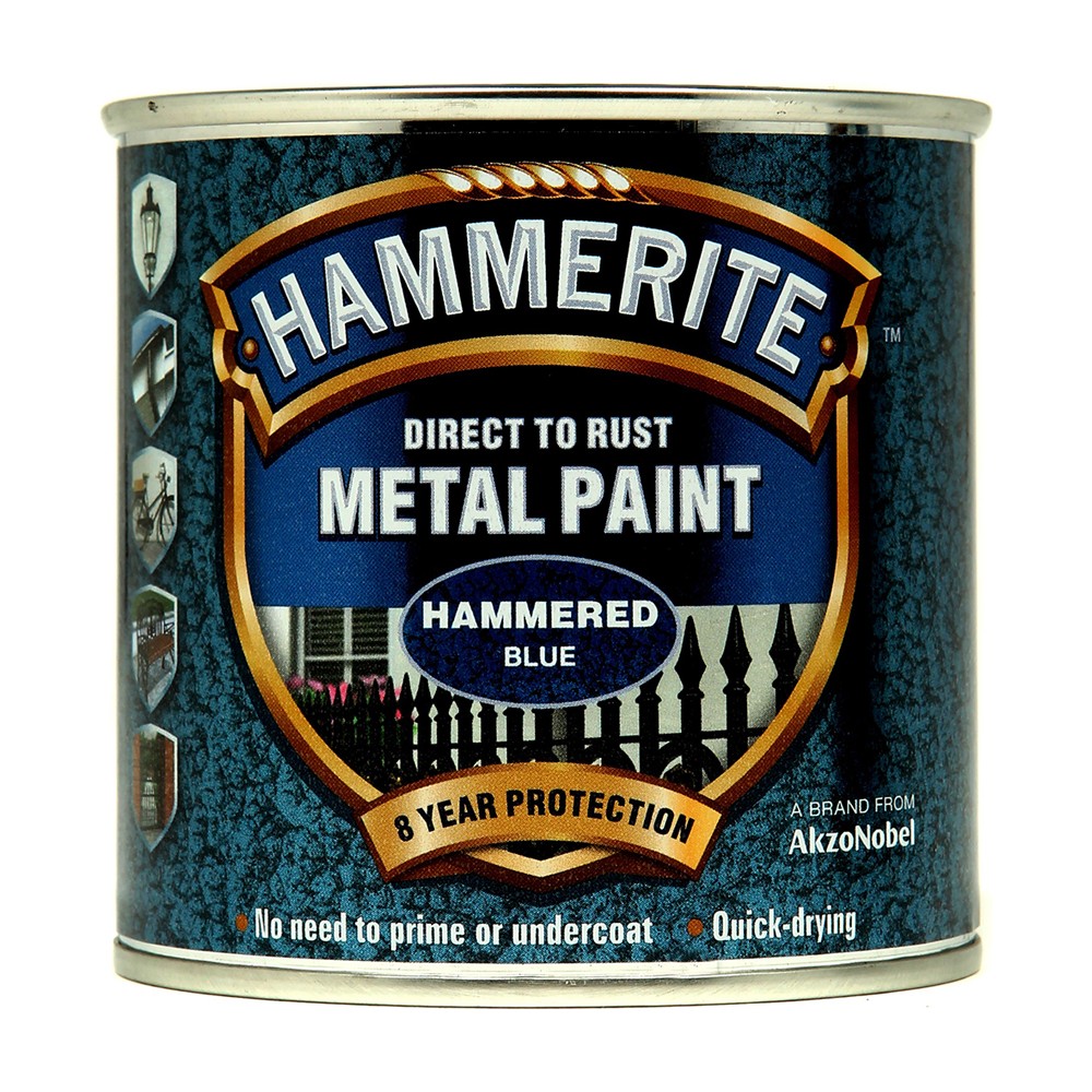 Image for Hammerite Hammered Blu 250ml