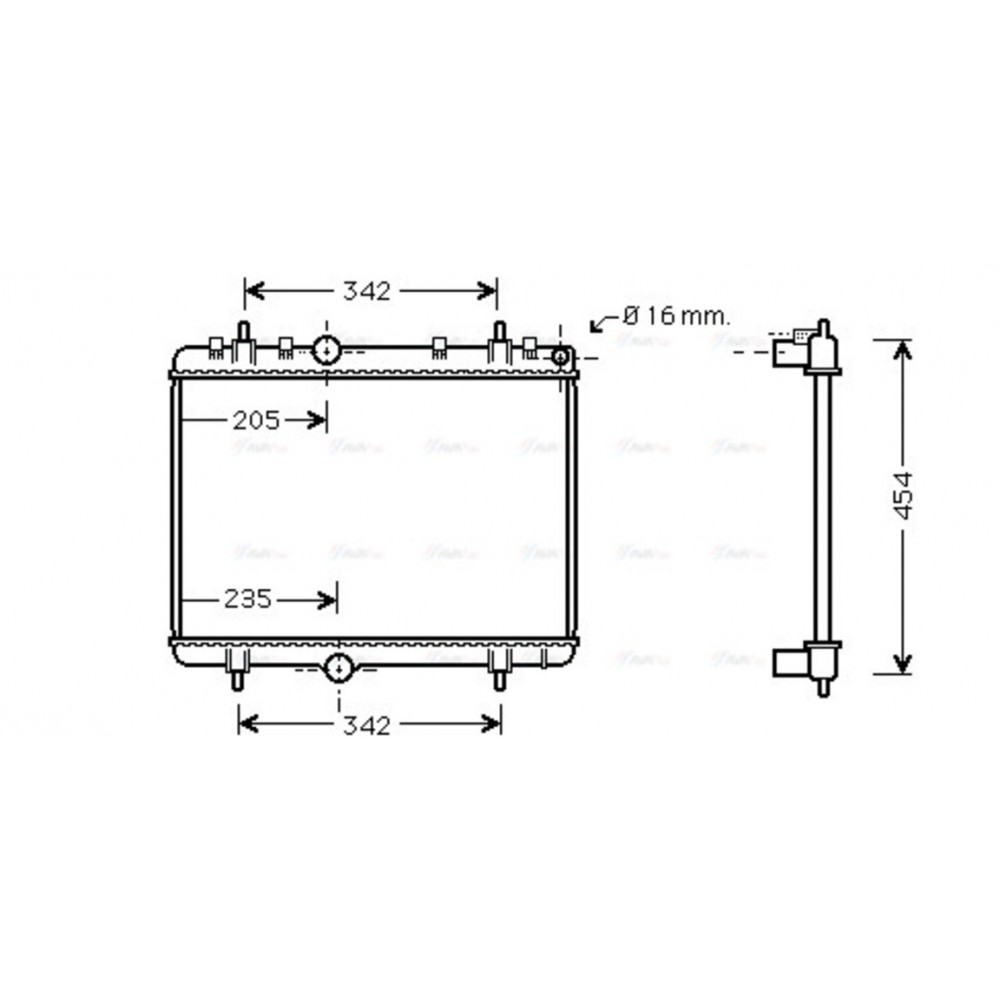 Image for AVA Cooling - Radiator