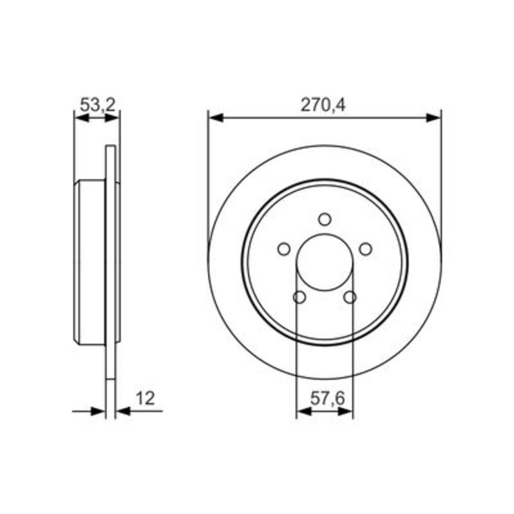 Image for Bosch Brake disc BD2140