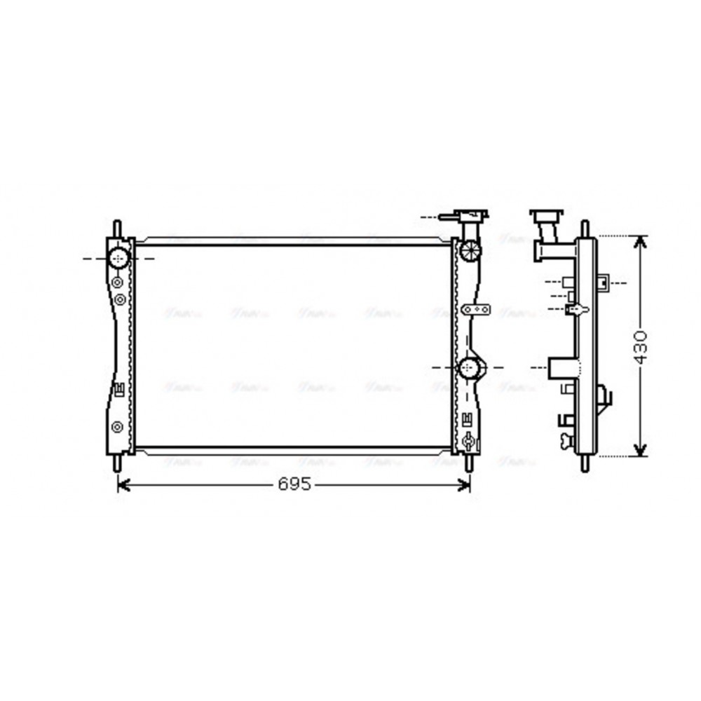 Image for AVA Cooling - Radiator