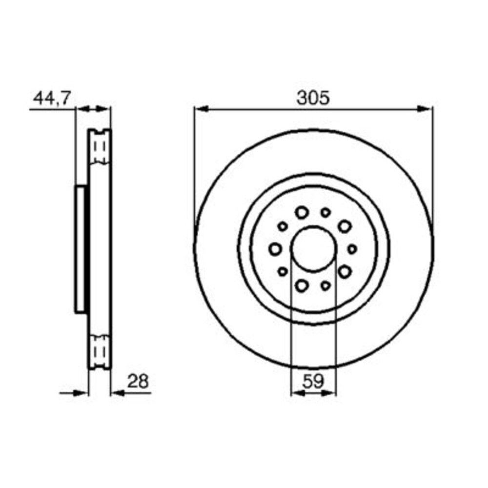 Image for Bosch Brake disc BD625