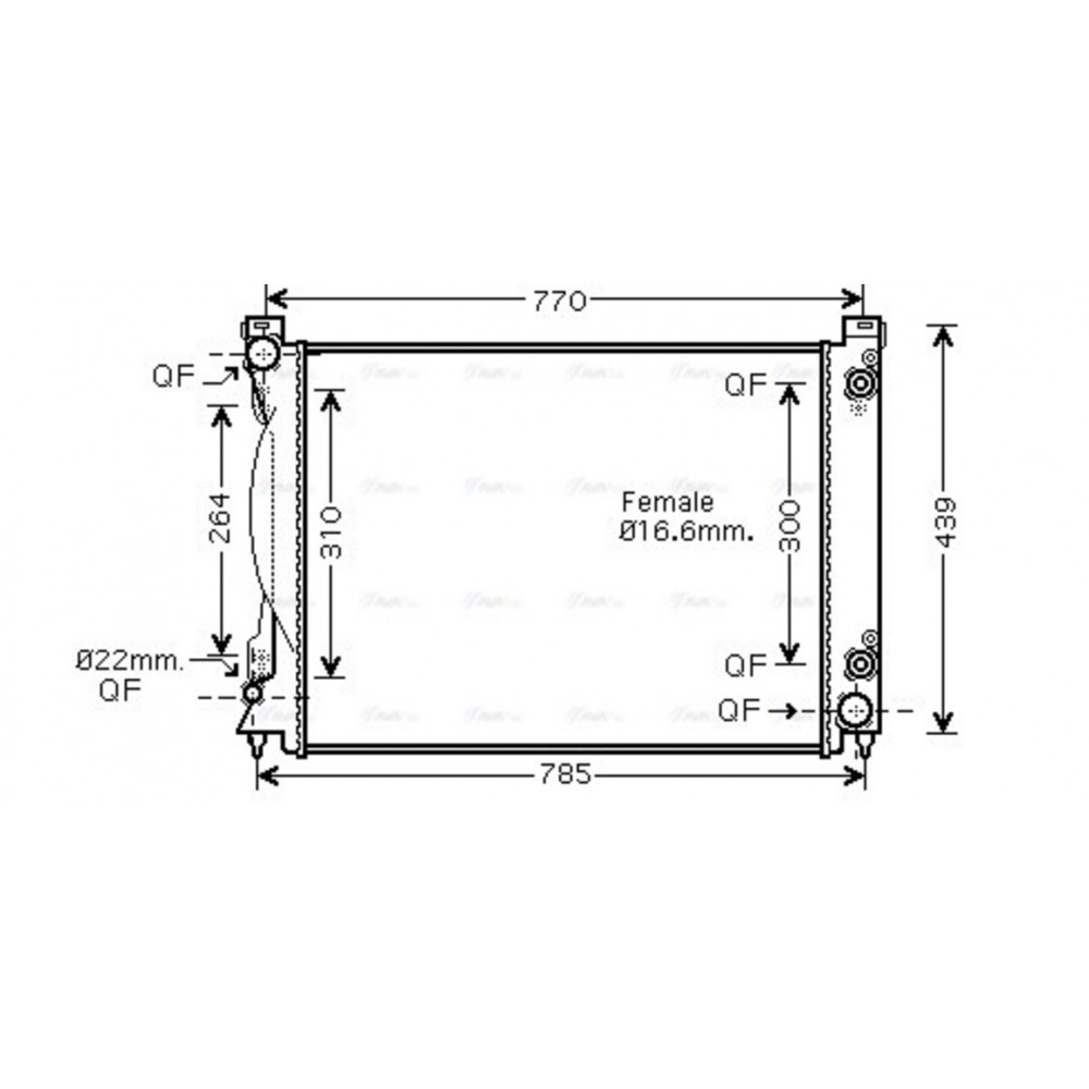 Image for AVA Cooling - Radiator