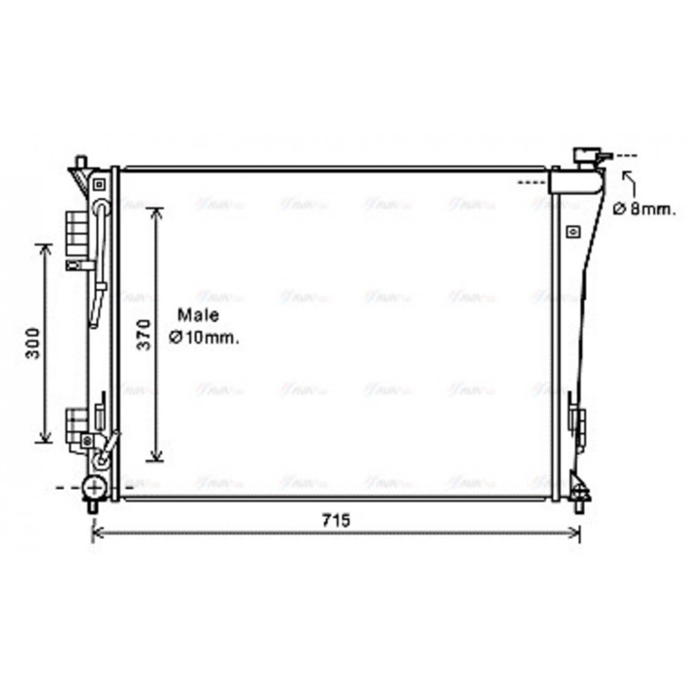 Image for AVA Cooling - Radiator