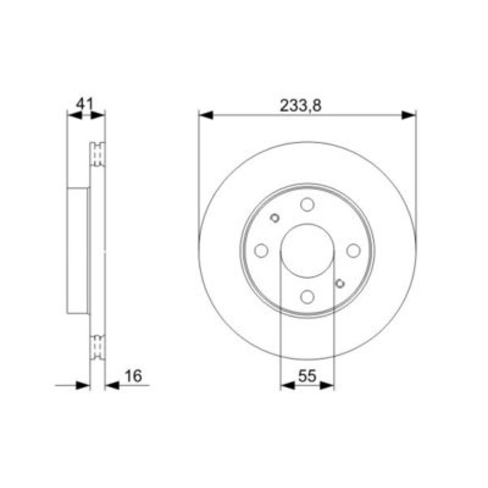 Image for Bosch Brake disc BD1196