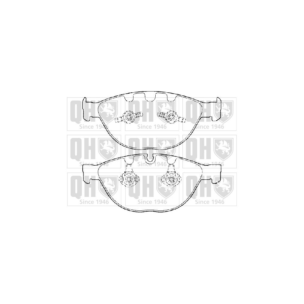 Image for QH BP1492 Brake Pad Set