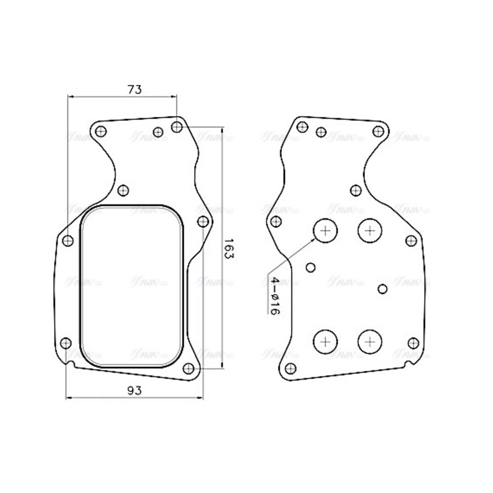 Image for AVA Cooling - Oil Cooler