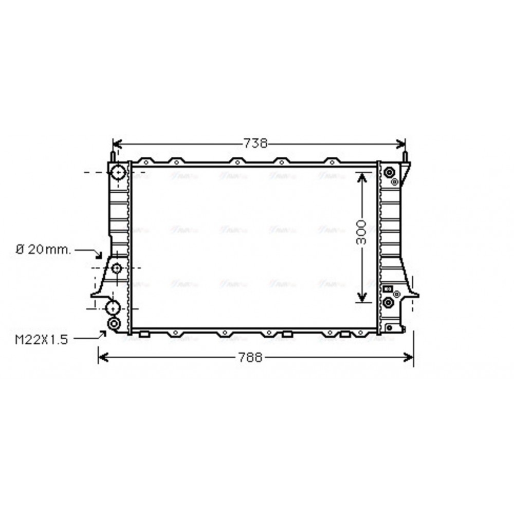 Image for AVA Cooling - Radiator