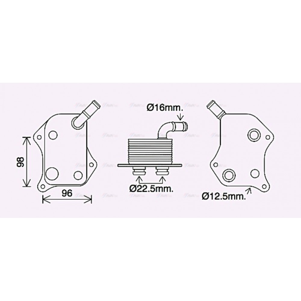 Image for AVA Cooling - Oil Cooler