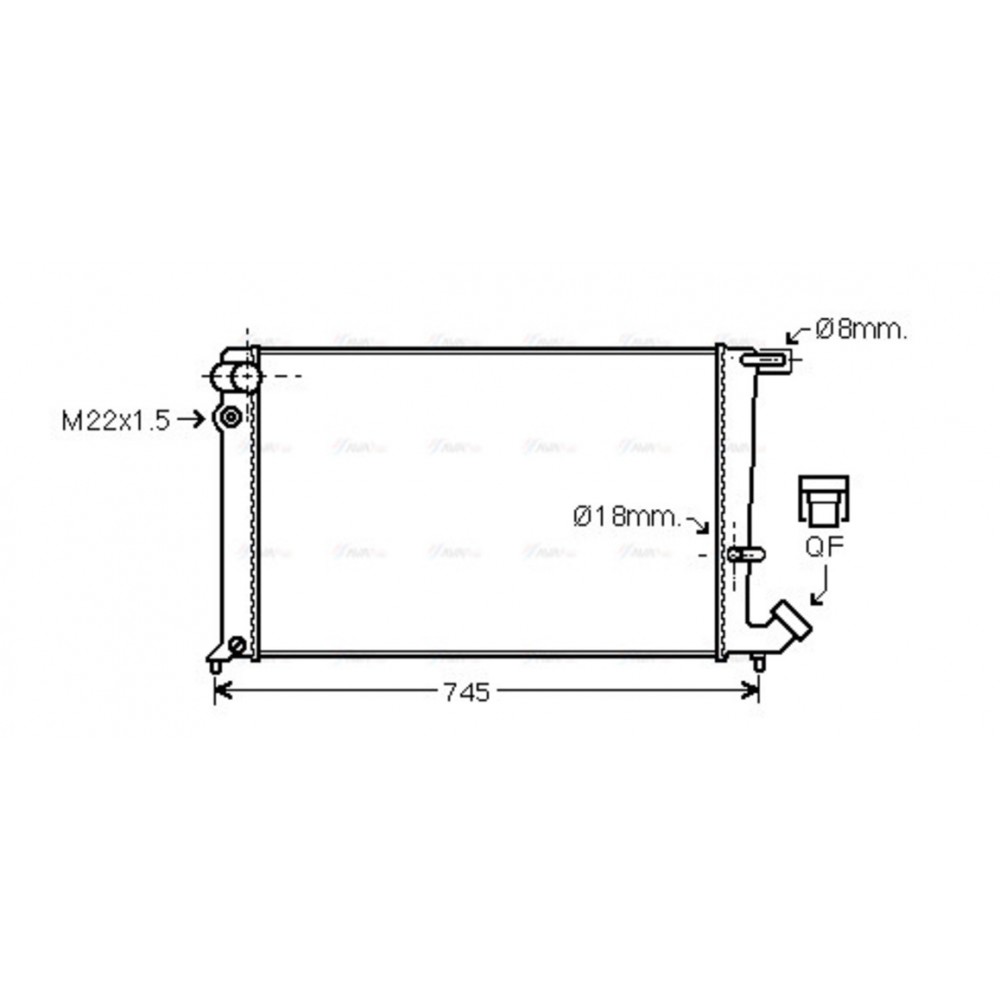 Image for AVA Cooling - Radiator