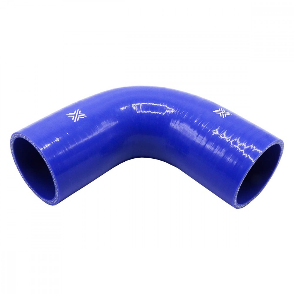 Image for Pipercross Performance Silicone HoseBlue 90Â° 70mm bore  152m