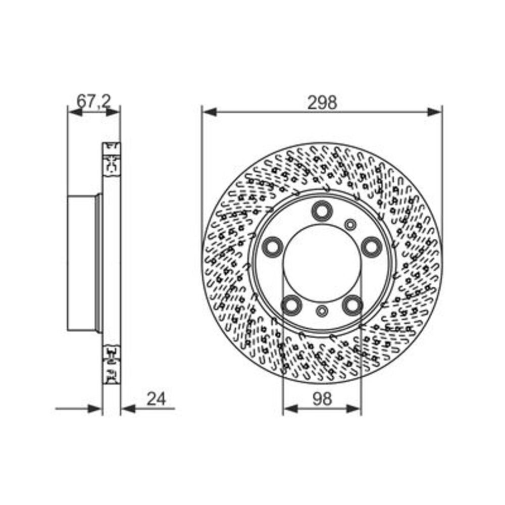 Image for Bosch Brake disc BD1513