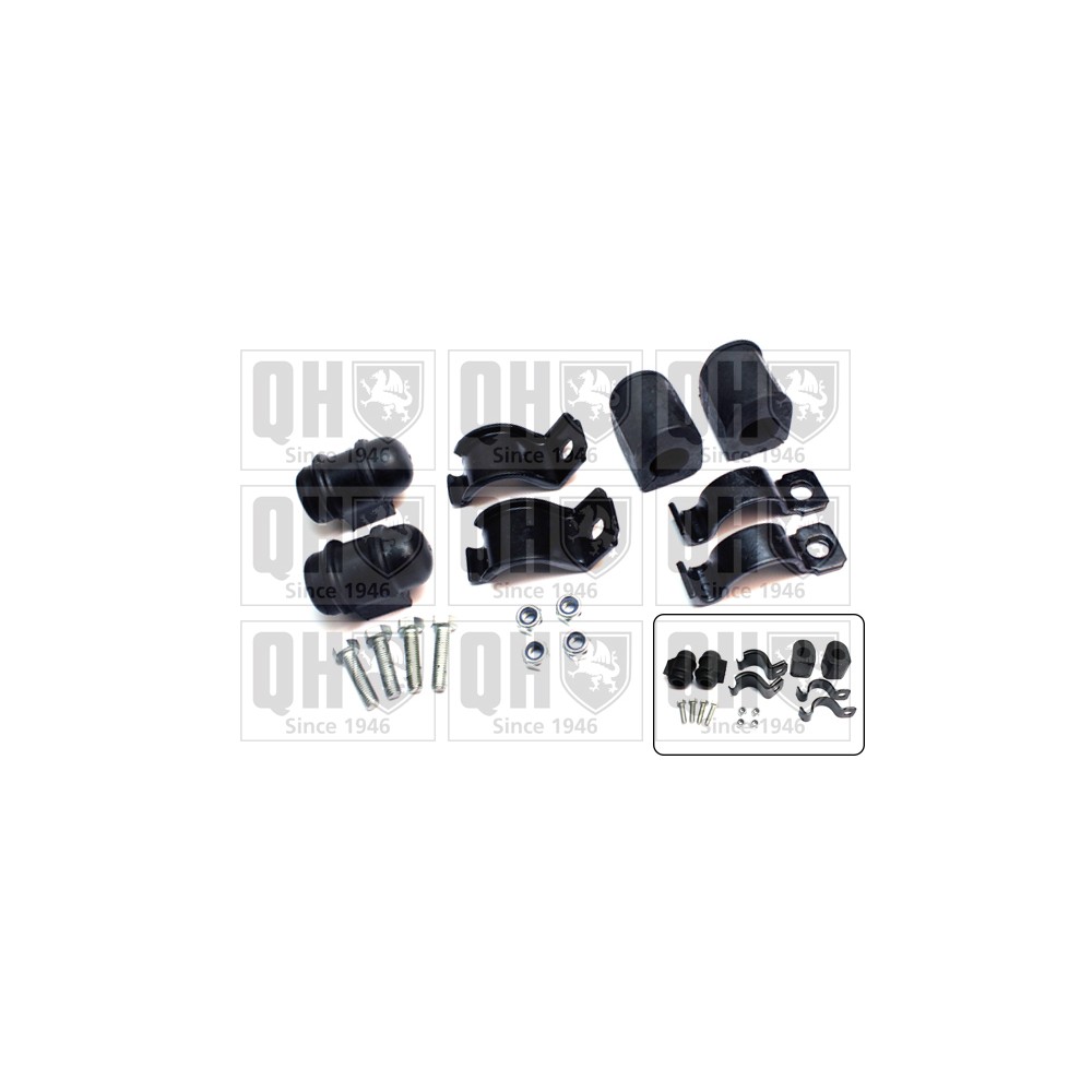 Image for QH EMBK2064 Stabiliser Bar Bush Kit - Front LH & RH (Inner, Outer)