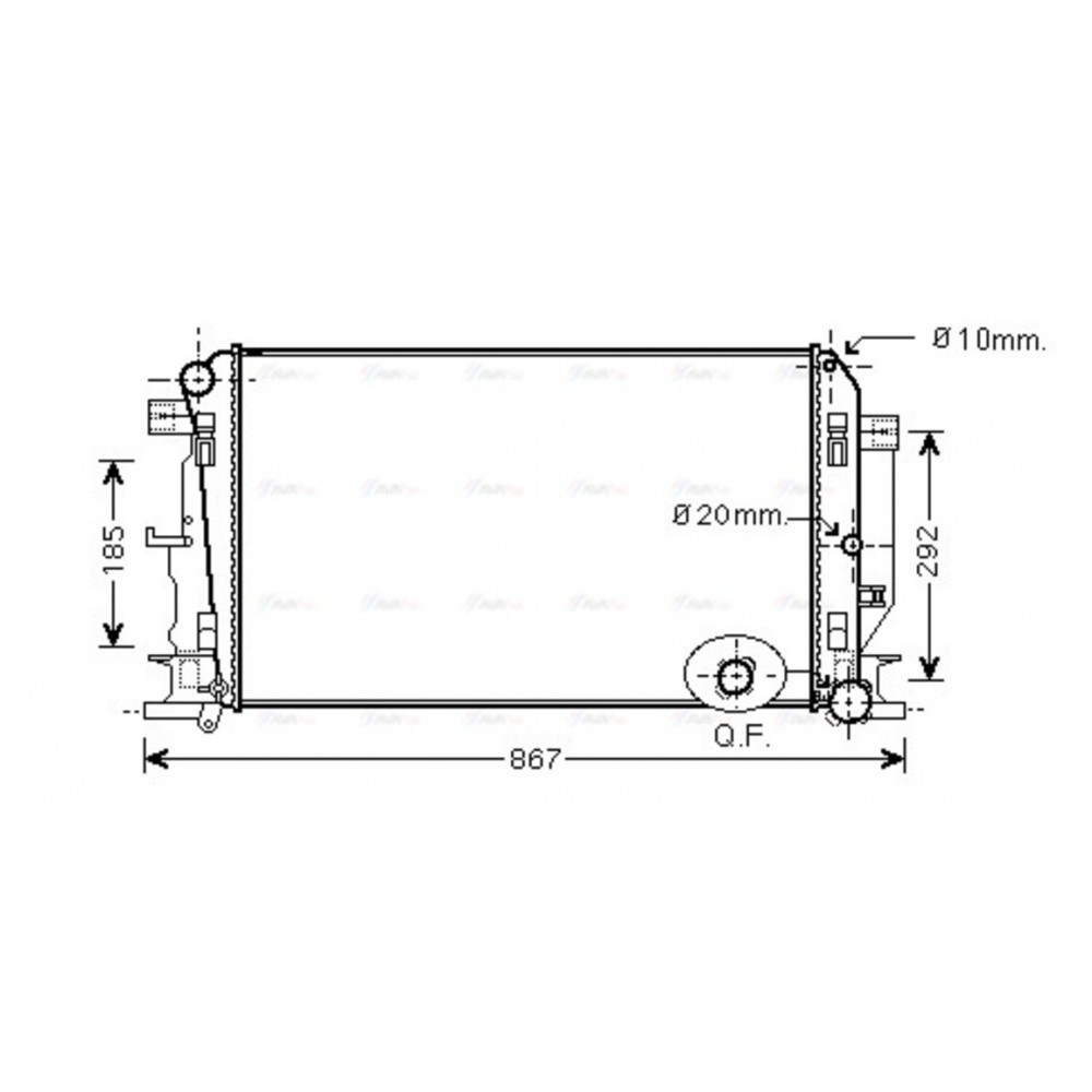 Image for AVA Cooling - Radiator