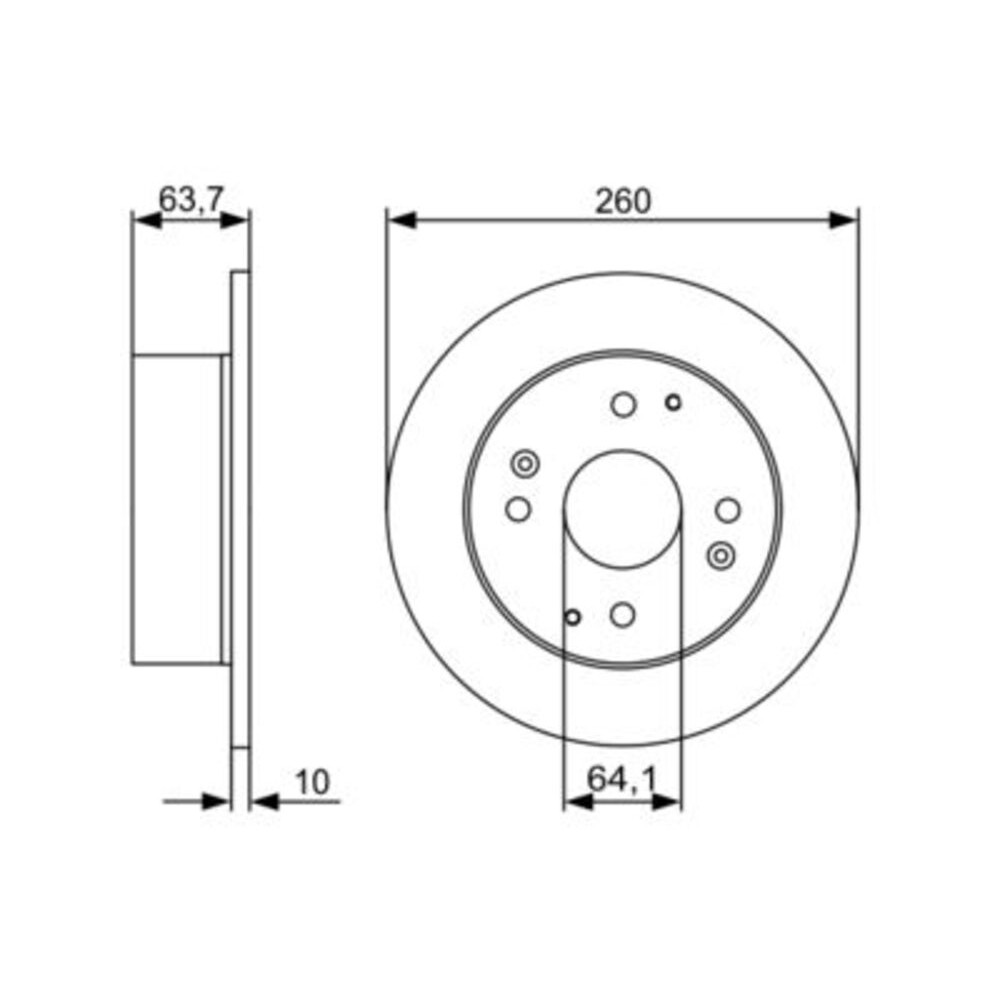 Image for Bosch Brake disc BD1360