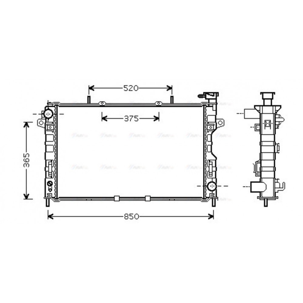 Image for AVA Cooling - Radiator