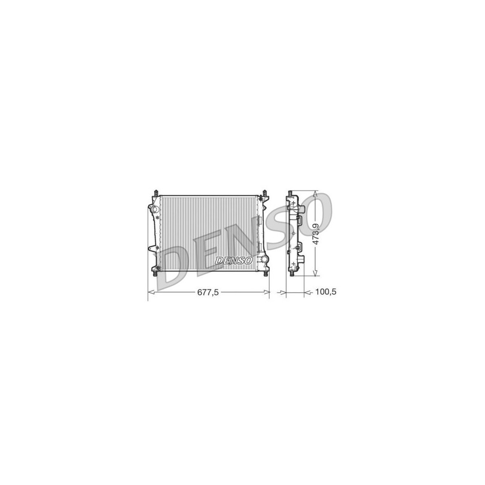 Image for Denso Radiator DRM09037