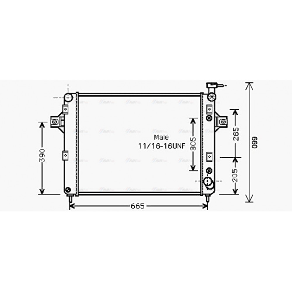 Image for AVA Cooling - Radiator