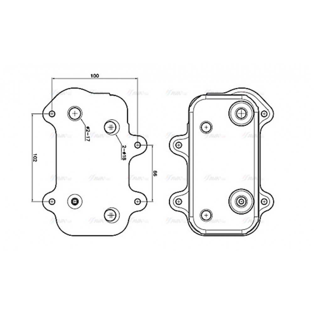 Image for AVA Cooling - Oil Cooler